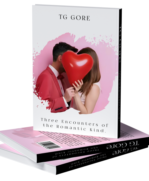 Three Encounters of the Romantic Kind book mockup